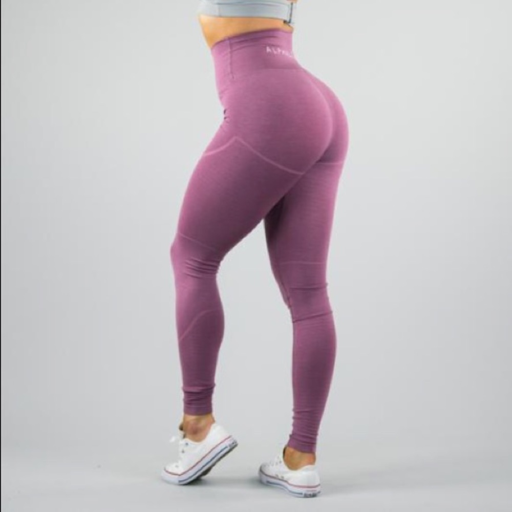 Mauve Alphalete Revival Leggings